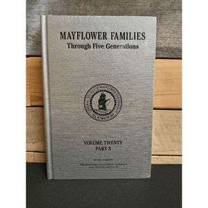 NEW Mayflower Families through Five Generations Vol. 20 Pt. 3 2006 HC H. Samson